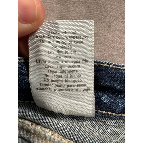 Judy Blue Jeans Skinny Fit Womens Size 1/25 JB88364 Stretch High Rise Raw Hem - Picture 5 of 12